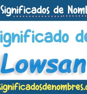 Significado de Lowsan