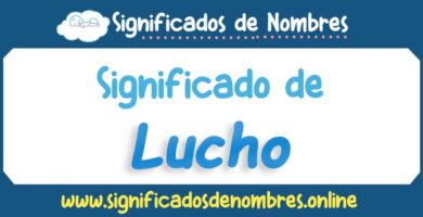 Significado de Lucho
