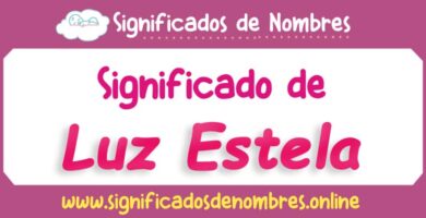 Significado de Luz Estela