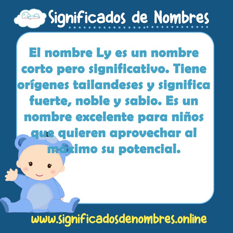 Significado y origen del nombre Ly
