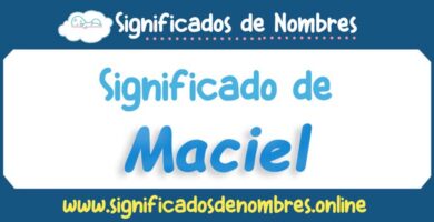 Significado de Maciel