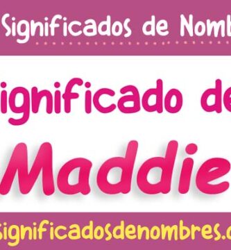 Significado de Maddie