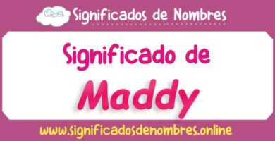 Significado de Maddy