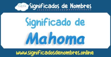 Significado de Mahoma
