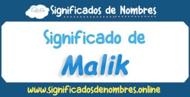Significado de Malik