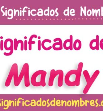 Significado de Mandy