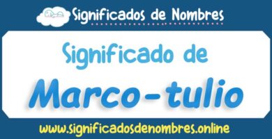 Significado de Marco Tulio