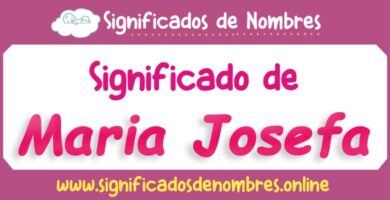 Significado de Maria Josefa