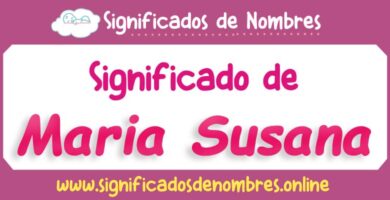 Significado de Maria Susana