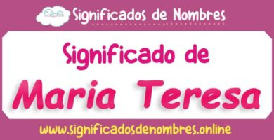 Significado de Maria Teresa