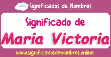 Significado de Maria Victoria