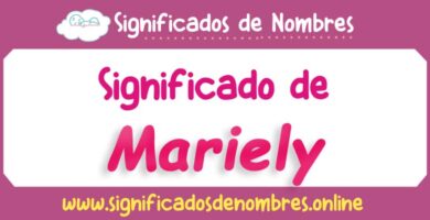 Significado de Mariely