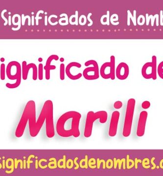 Significado de Marili