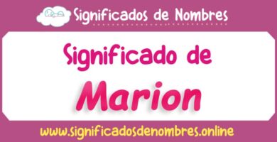 Significado de Marion