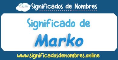 Significado de Marko