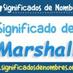 Significado de Marshall