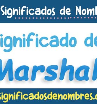 Significado de Marshall