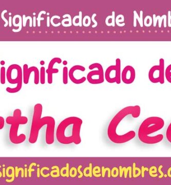Significado de Martha Cecilia
