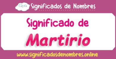 Significado de Martirio