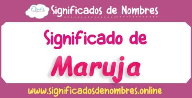 Significado de Maruja