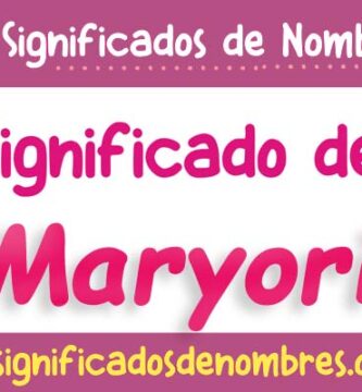 Significado de Maryori