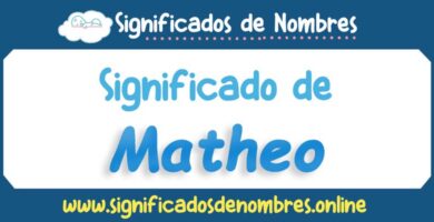 Significado de Matheo