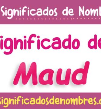 Significado de Maud