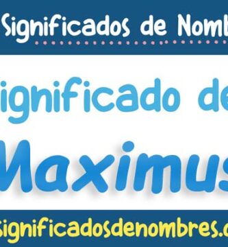 Significado de Maximus