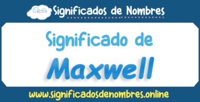 Significado de Maxwell