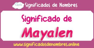 Significado de Mayalen