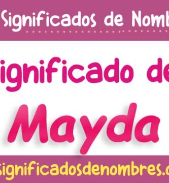 Significado de Mayda