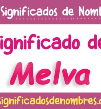 Significado de Melva