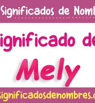 Significado de Mely