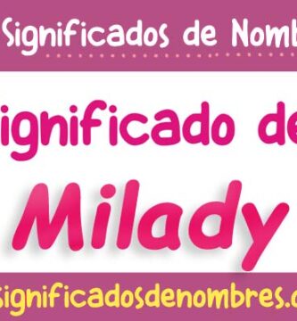 Significado de Milady