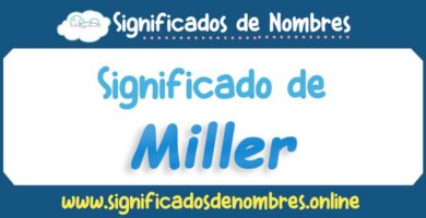 Significado de Miller