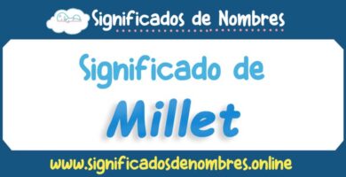 Significado de Millet