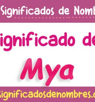 Significado de Mya