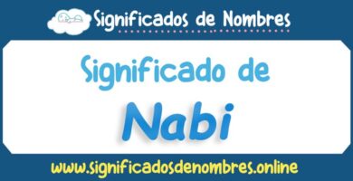 Significado de Nabi