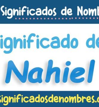 Significado de Nahiel