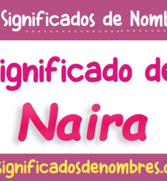 Significado de Naira