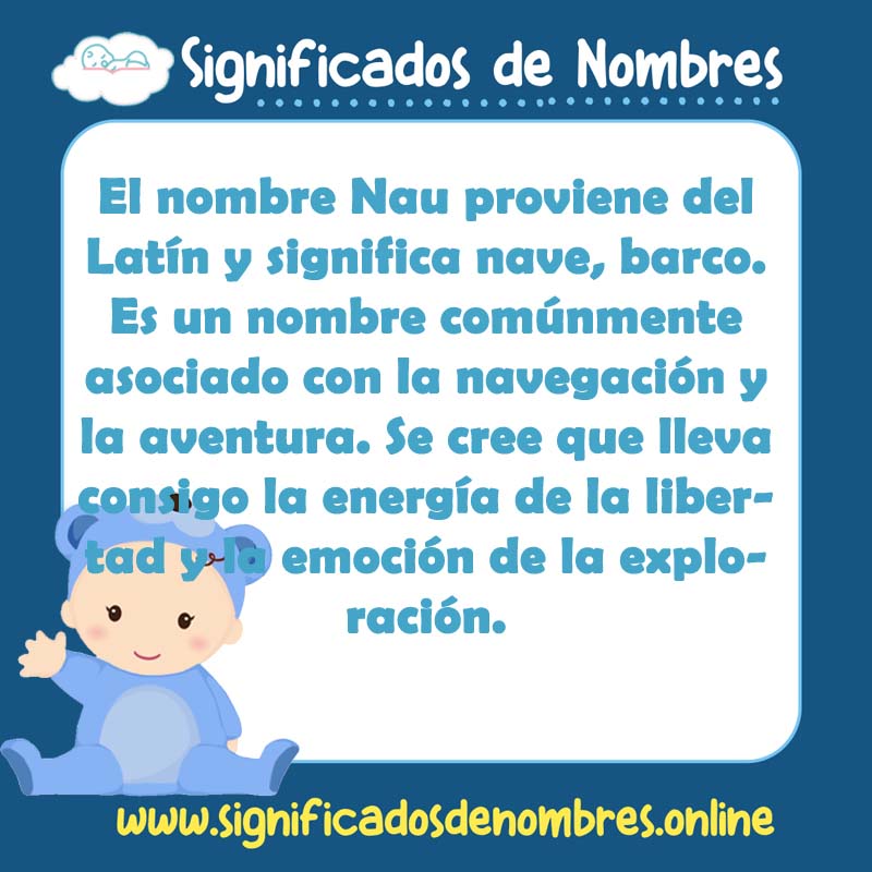 Significado y origen del nombre Nau