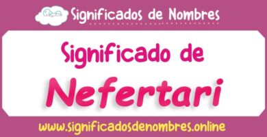 Significado de Nefertari