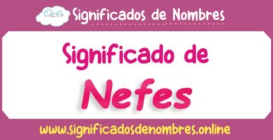 Significado de Nefes