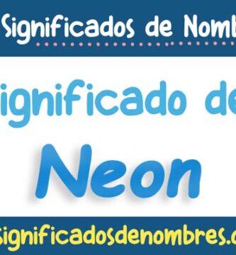 Significado de Neon