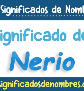 Significado de Nerio