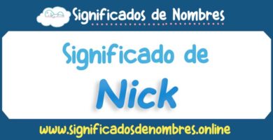 Significado de Nick