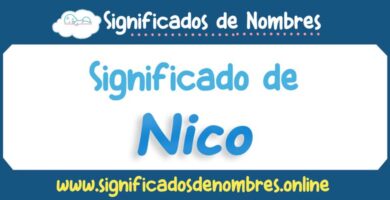 Significado de Nico
