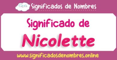 Significado de Nicolette