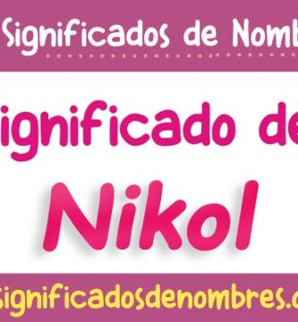 Significado de Nikol
