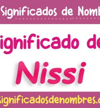 Significado de Nissi